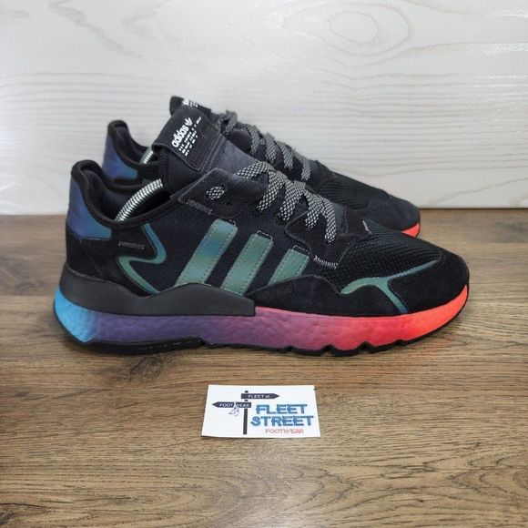 adidas | Shoes | Adidas Mens Nite Jogger Fx397 Black Lace Up Low Top  Running Sneakers Size Us 11 | Poshmark